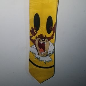 Looney Tunes Taz with Smile Face Mens Tie